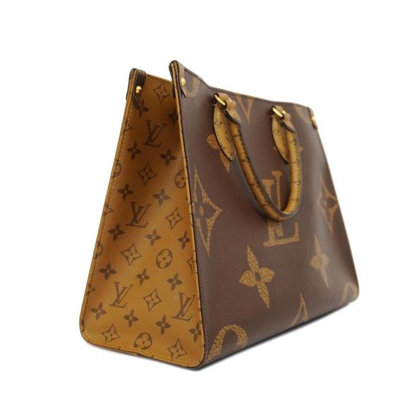 Louis Vuitton Handbag Monogram Giant On The Go MM M45321 Brown Women's - Picture 2 of 9